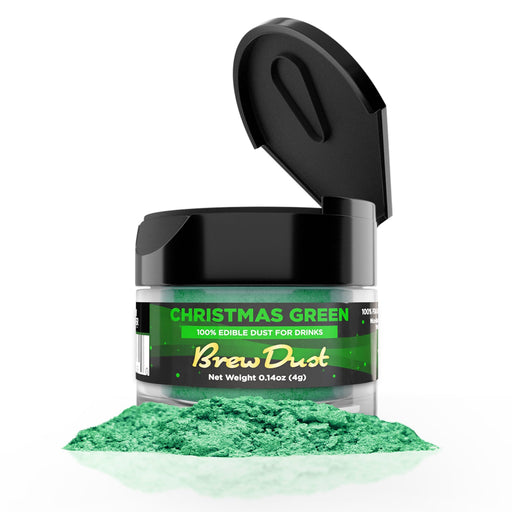 Christmas Green Brew Dust by the Case | Private Label-Brew Glitter®
