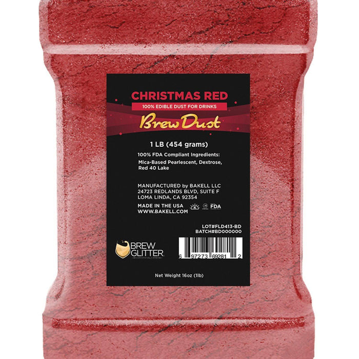 Christmas Red Brew Dust by the Case-Brew Glitter®
