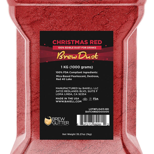 Christmas Red Edible Brew Dust-Brew Glitter®