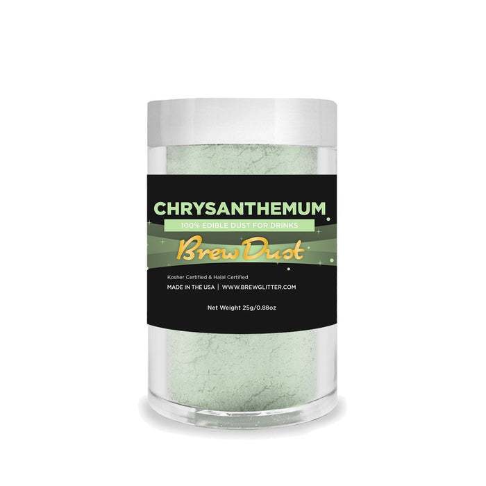 Chrysanthemum Green Edible Pearlized Brew Dust-Brew Glitter®