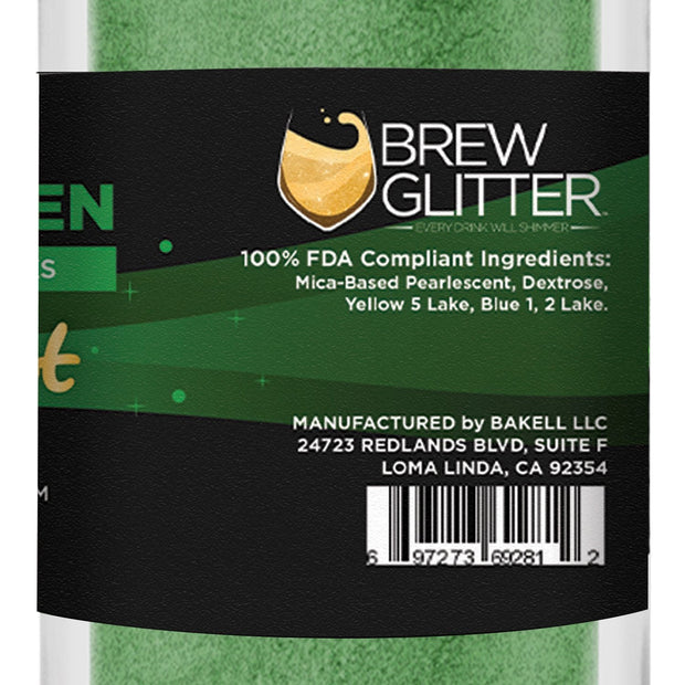 Classic Green Brew Dust by the Case-Brew Glitter®