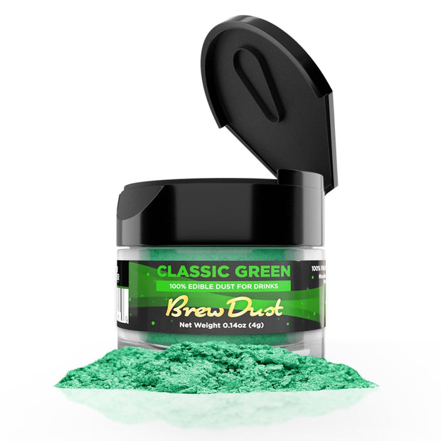 Classic Green Edible Brew Dust | 4 Gram Jar-Brew Glitter®