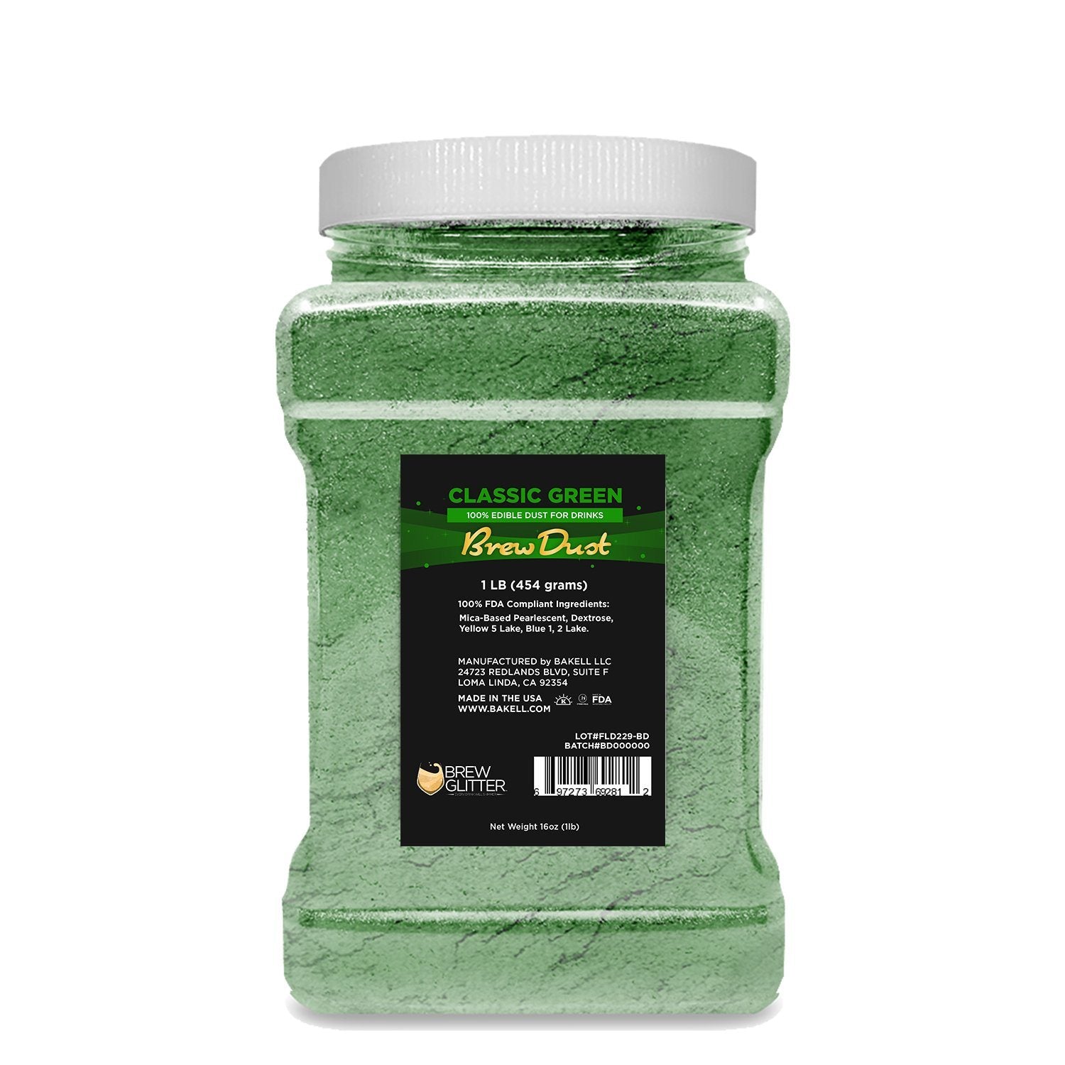 Classic Green Edible Brew Dust | Bulk Sizes-Brew Glitter®