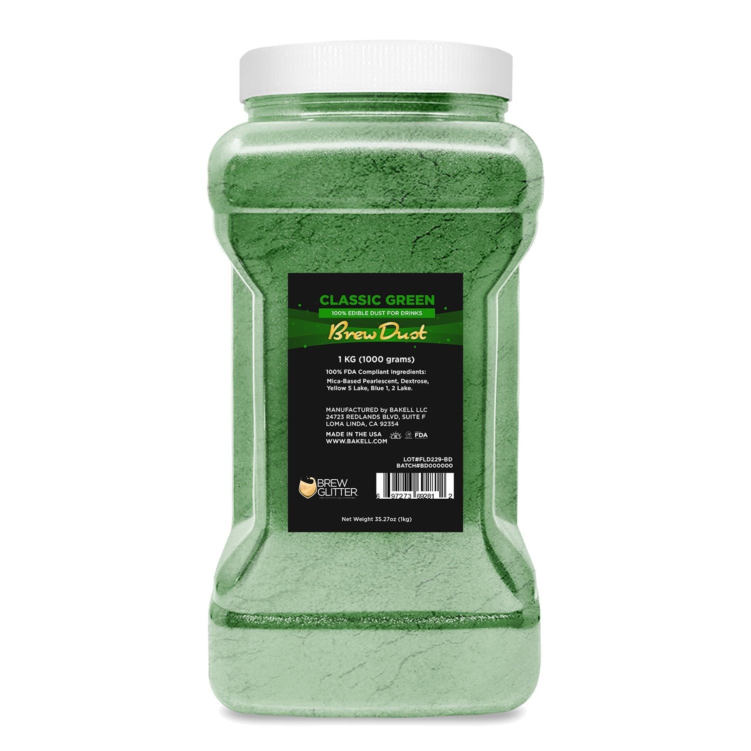 Classic Green Edible Brew Dust | Bulk Sizes-Brew Glitter®