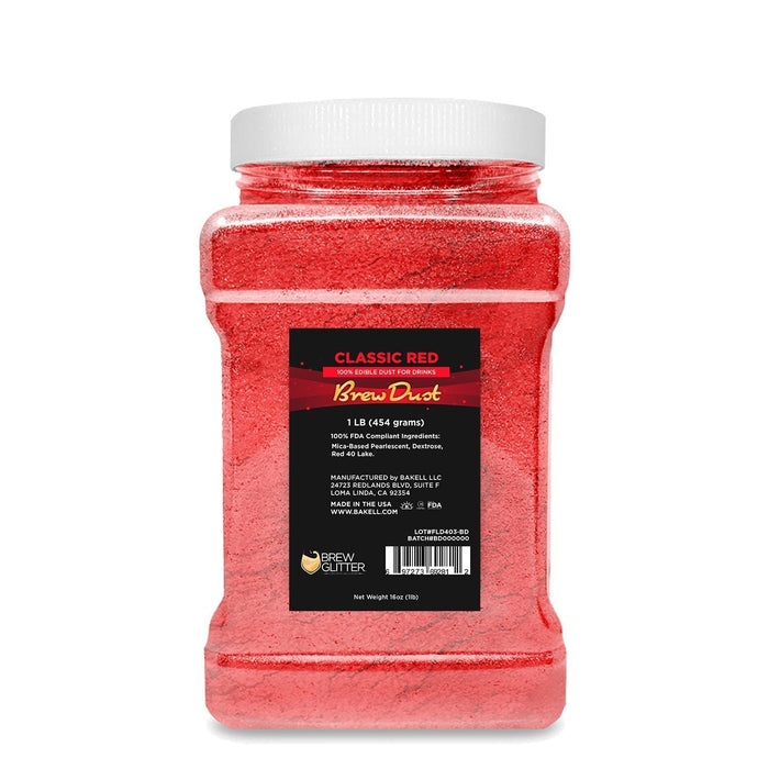 Classic Red Edible Brew Dust | Bulk Sizes-Brew Glitter®