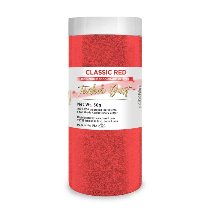 Classic Red Tinker Dust Food Grade Edible Glitter | Bulk Sizes-Brew Glitter®