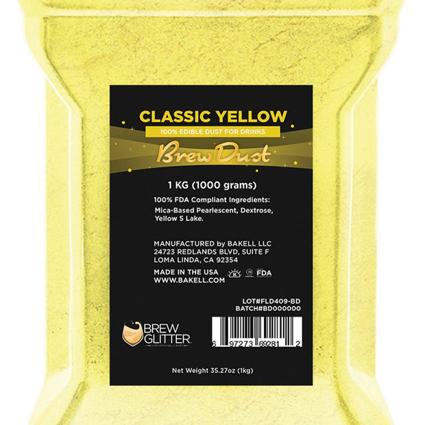 Classic Yellow Brew Dust by the Case-Brew Glitter®