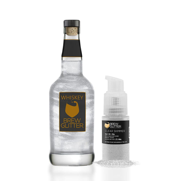 Clear Shimmer Brew Glitter Spray Pump by the Case | Private Label-Brew Glitter®