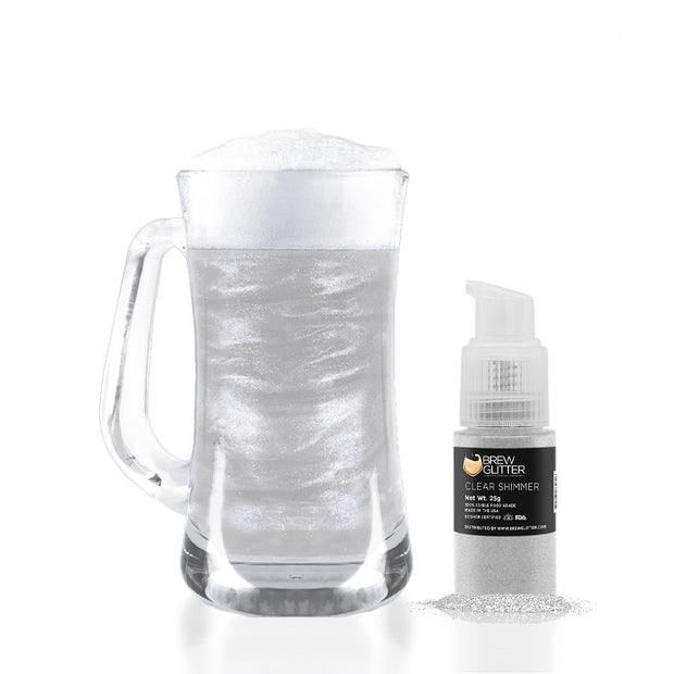 Buy White Edible Glitter Mini Spray Pump for Drinks, $$8.24 USD