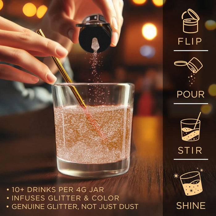 Copper Beverage Glitter | 4g Jar | Brew Glitter-Brew Glitter®