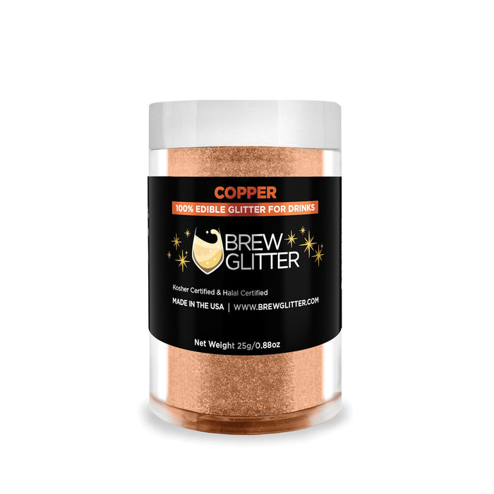 Copper Brew Glitter for Beers, Pilsners, Ales-Brew Glitter®