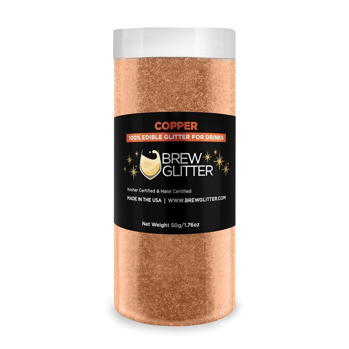 Copper Brew Glitter for Beers, Pilsners, Ales-Brew Glitter®