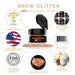 Copper Brew Glitter for Beers, Pilsners, Ales-Brew Glitter®