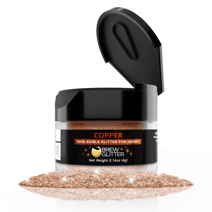 Copper Brew Glitter for Coffe, Latte Art-Brew Glitter®