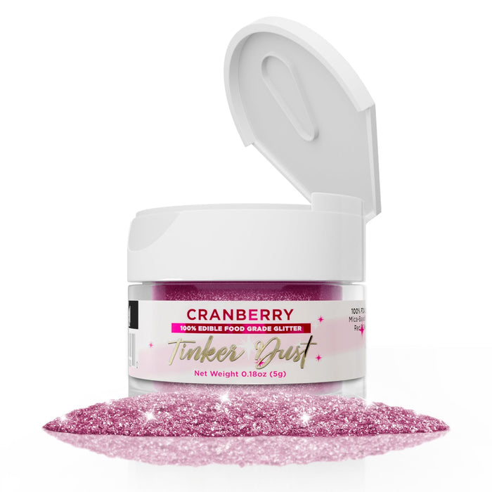 Cranberry Edible Glitter Tinker Dust | 5 Gram Jar-Brew Glitter®