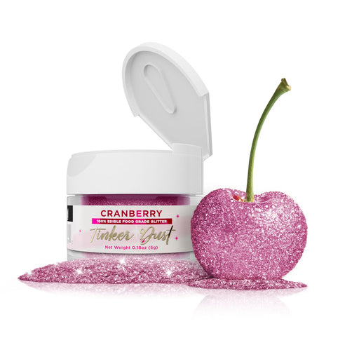 Cranberry Edible Glitter Tinker Dust | 5 Gram Jar-Brew Glitter®