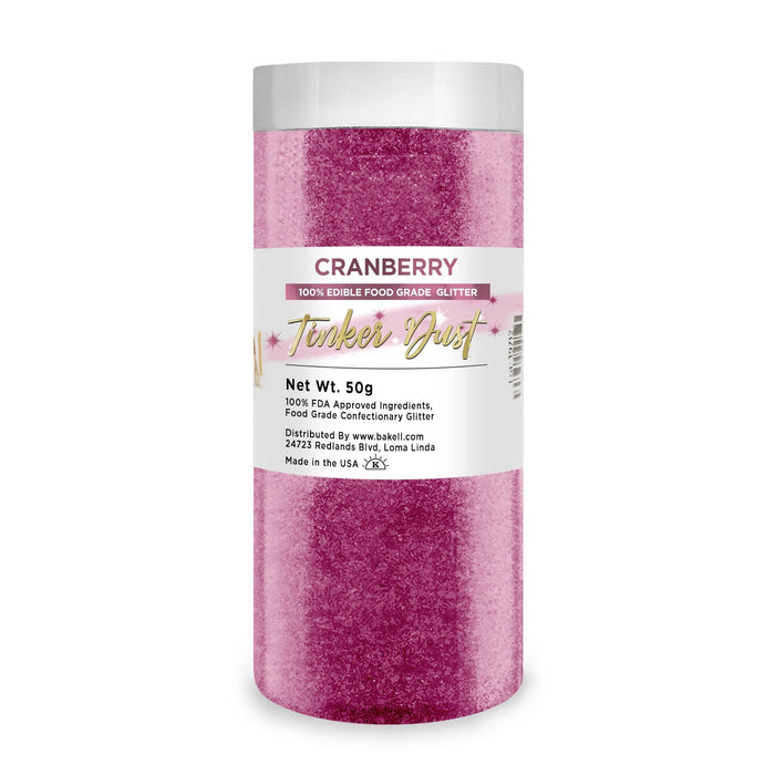 Cranberry Tinker Dust Food Grade Edible Glitter | Bulk Sizes-Brew Glitter®