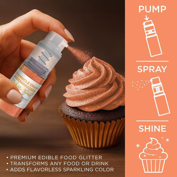 Creamsicle Orange Edible Glitter Spray 4g Pump | Tinker Dust®-Brew Glitter®