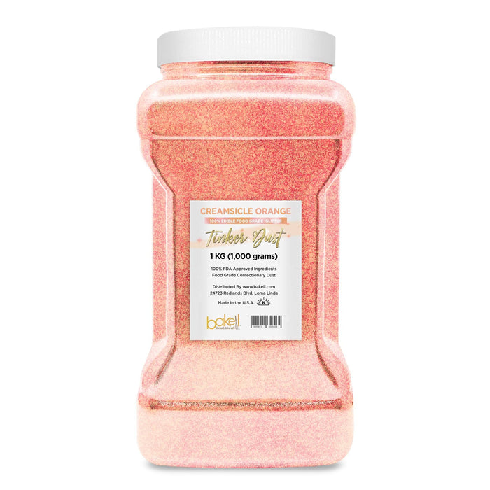 Creamsicle Orange Tinker Dust Food Grade Edible Glitter | Bulk Sizes-Brew Glitter®