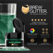 Dark Green Brew Glitter Mini Spray Pump by the Case | Private Label-Brew Glitter®