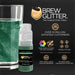 Dark Green Brew Glitter Mini Spray Pump by the Case | Private Label-Brew Glitter®