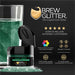 Dark Green Brew Glitter Spray Pump by the Case | Private Label-Brew Glitter®