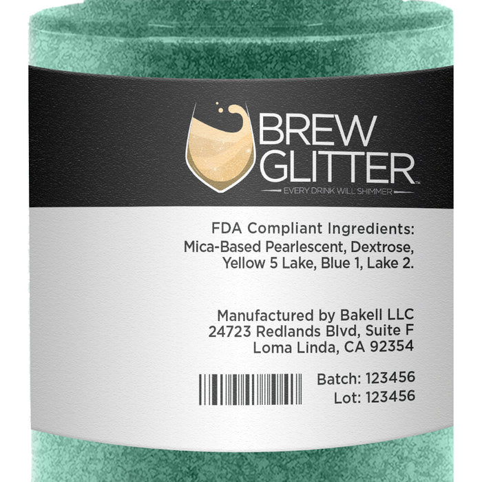 Dark Green Brew Glitter Spray Pump by the Case | Private Label-Brew Glitter®
