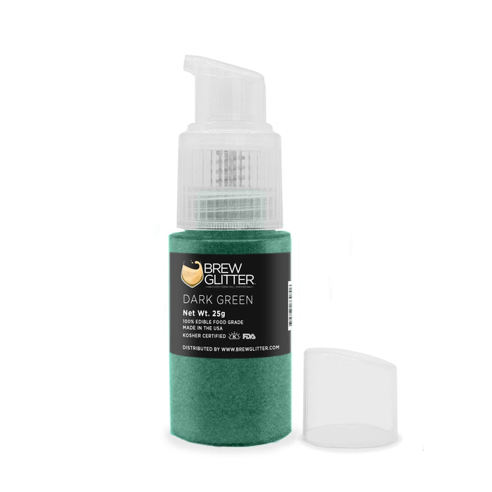 Dark Green Edible Glitter Spray Pump for Drinks-Brew Glitter®