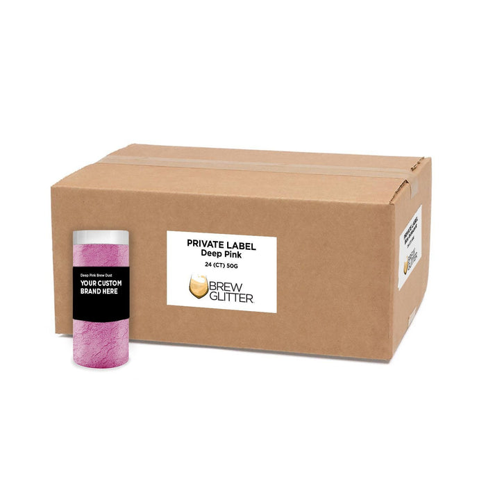 Deep Pink Brew Dust by the Case | Private Label-Brew Glitter®