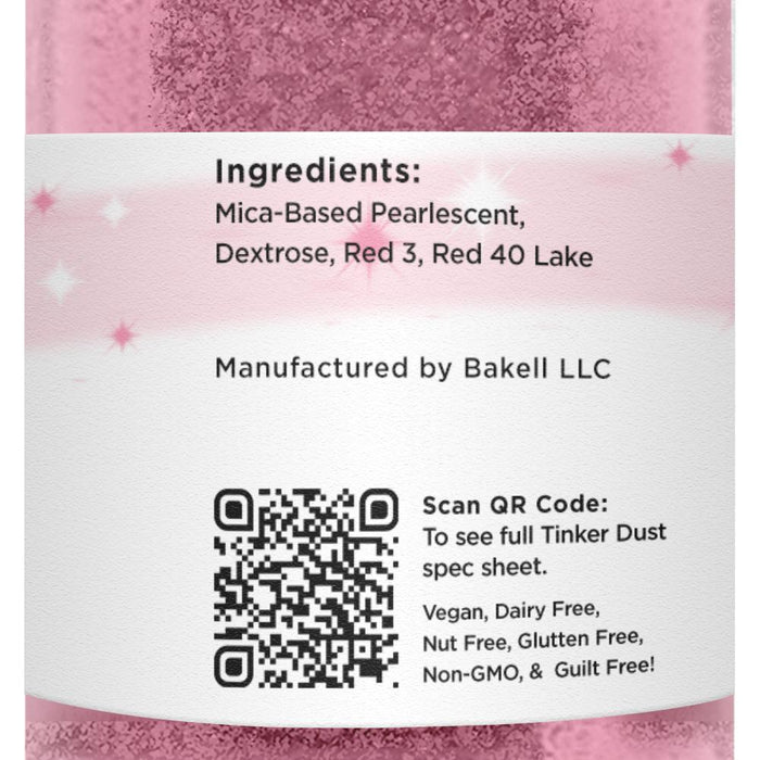 Deep Pink Tinker Dust Edible Glitter | Food Grade Glitter-Brew Glitter®