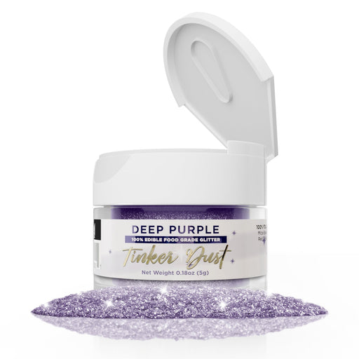 Deep Purple Edible Glitter Tinker Dust | 5 Gram Jar-Brew Glitter®