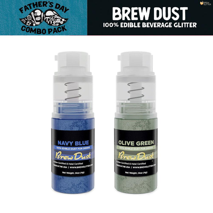 Edible Glitter Spray Dust Father's Day Dad of the Year Decorating Kit-Brew Glitter®