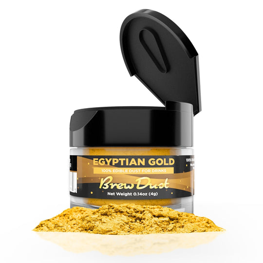Egyptian Gold Edible Brew Dust | 4 Gram Jar-Brew Glitter®