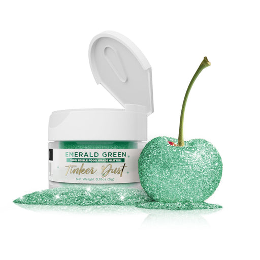 Emerald Green Edible Glitter Tinker Dust | 5 Gram Jar-Brew Glitter®