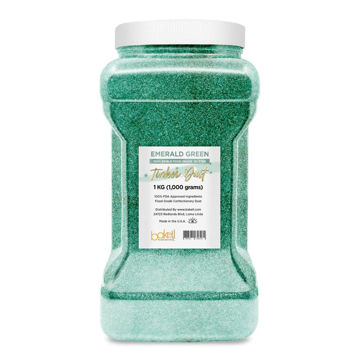 Emerald Green Tinker Dust Edible Glitter | Food Grade Glitter-Brew Glitter®