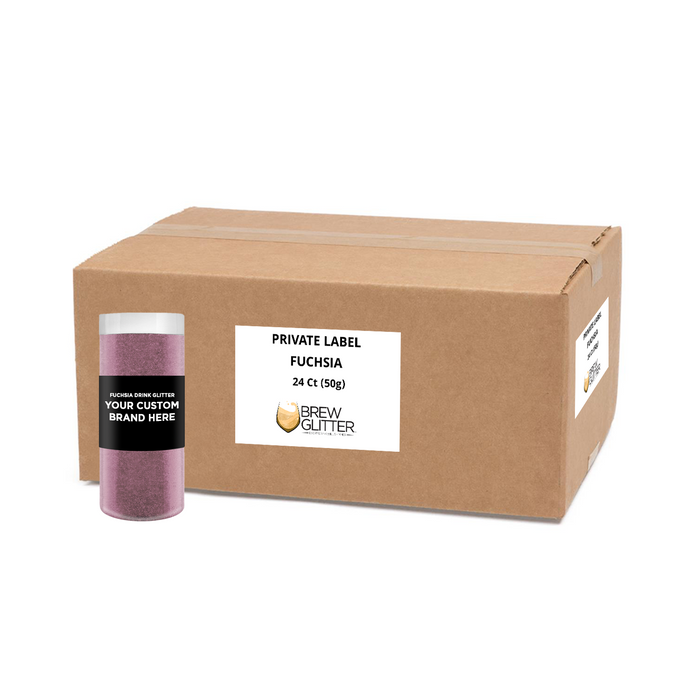 Fuchsia Brew Glitter by the Case | Private Label-Brew Glitter®