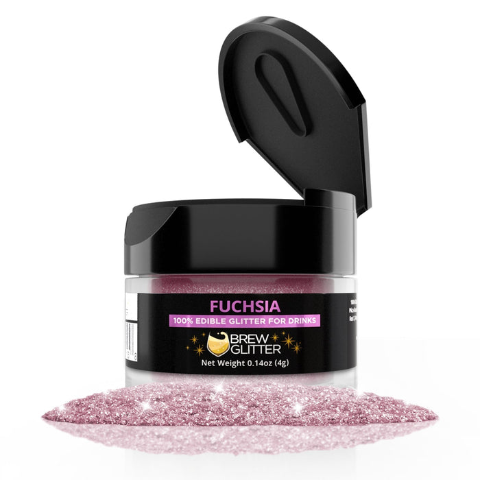 Fuchsia Brew Glitter | Food Grade Beverage Glitter-Brew Glitter®