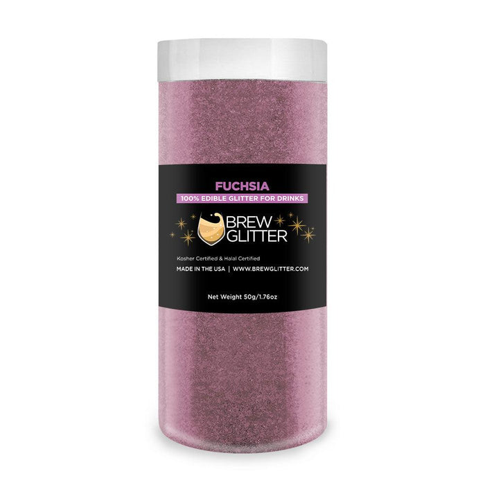 Fuchsia Brew Glitter | Food Grade Beverage Glitter-Brew Glitter®