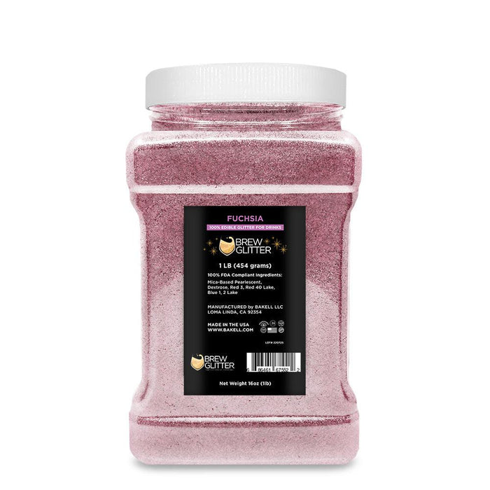 Fuchsia Brew Glitter | Food Grade Beverage Glitter-Brew Glitter®