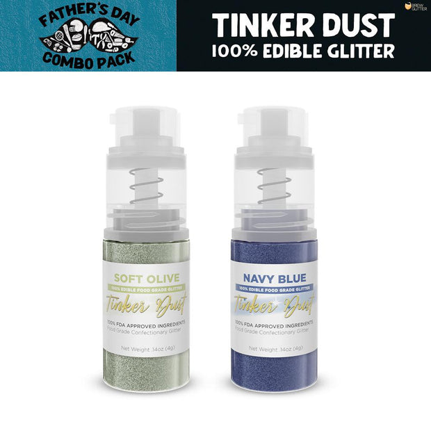 Edible Glitter Spray Pump Kit Pack A 4 SET Tinker Dust Edible Glitter  Mother's Day Cake Decorating Glitters 