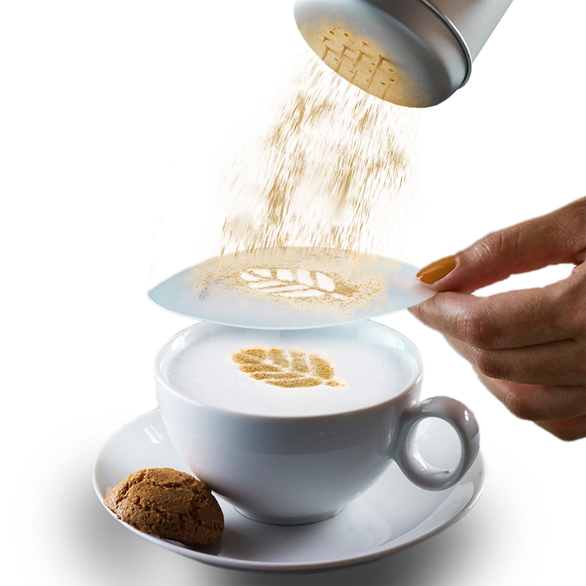 Keep Calm Coffee Stencil  Coffee stencils, Cappuccino coffee, Coffee art