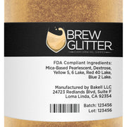 Gold Brew Glitter | Food Grade Beverage Glitter-Brew Glitter®