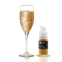 Gold Edible Glitter Spray Pump for Drinks-Brew Glitter®