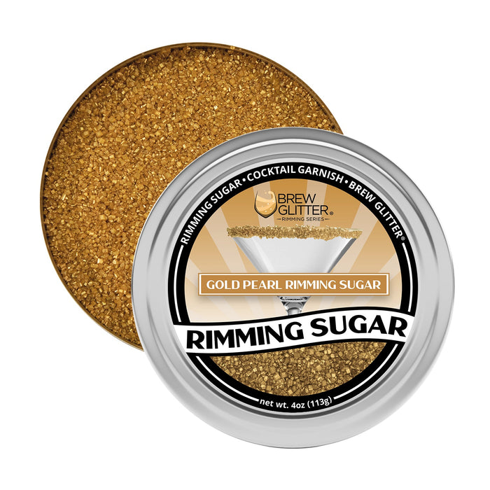 Gold Pearl Cocktail Rimming Sugar-Brew Glitter®