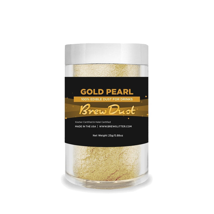 Gold Pearl Edible Pearlized Brew Dust-Brew Glitter®