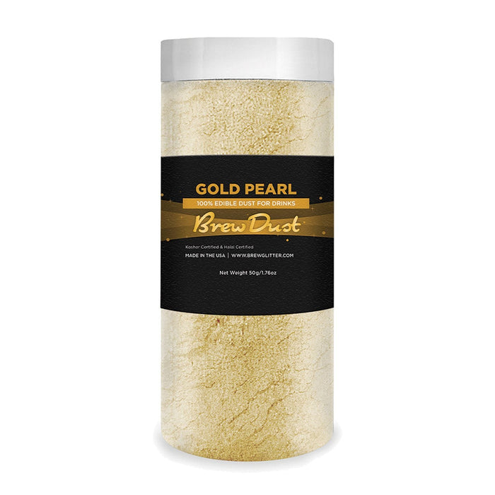 Gold Pearl Edible Pearlized Brew Dust-Brew Glitter®