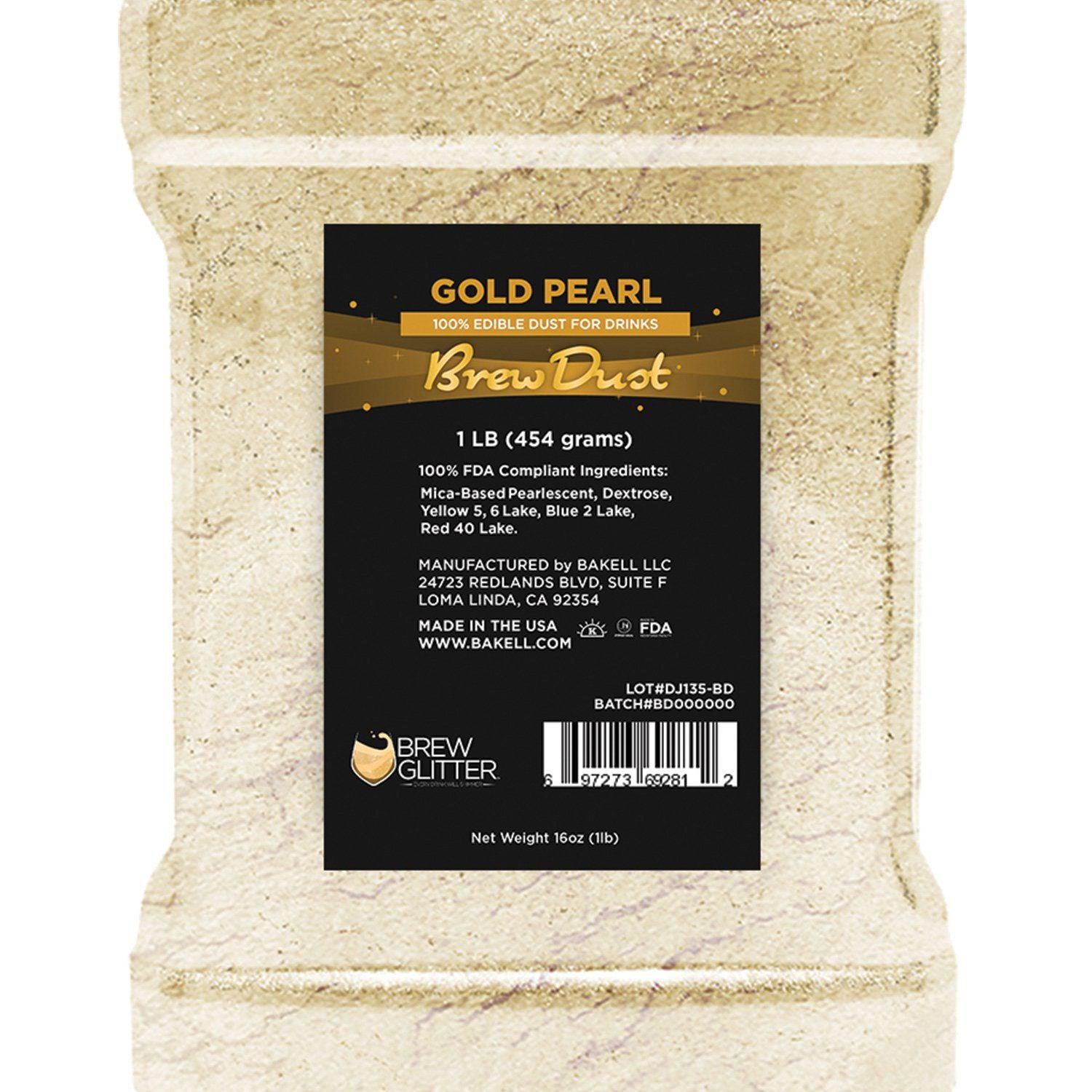 Gold Pearl Edible Pearlized Brew Dust-Brew Glitter®