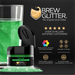Green Brew Glitter by the Case | Private Label-Brew Glitter®