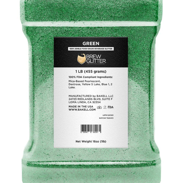 Green Brew Glitter | Cocktail Beverage Glitter-Brew Glitter®