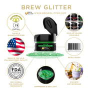 Green Brew Glitter | Cocktail Beverage Glitter-Brew Glitter®